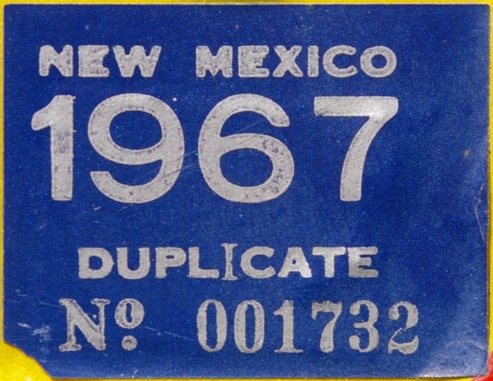 New Mexico Duplicate License Plates